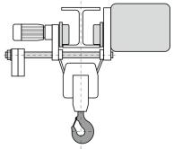 Wciągnik linowy elektryczny przejezdny NISKA ZABUDOWA EM-83 - 4 linowy  udźwig 5,0t