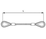 Zawiesia linowe 1-cięgnowe kausza-kausza