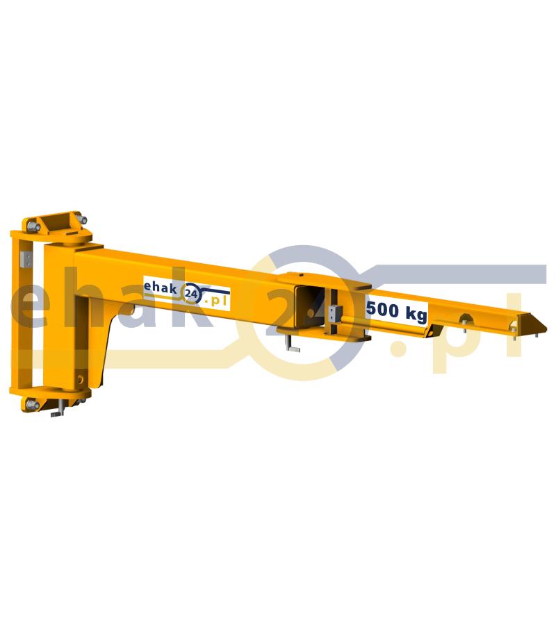 Żuraw przyścienny z obrotem ręcznym przegubowy ZPM
