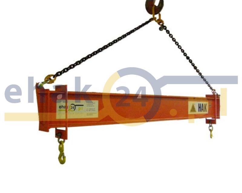 Trawersy belkowe regulowane na zawiesiu łańcuchowym TRAZ