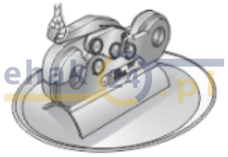 Hak zwalniający ładunek na płycie nierdzewnej TR7S