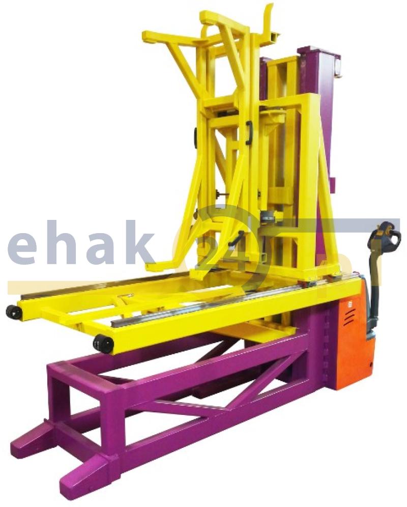 Wózek elektryczny podnośnikowy do serwisowania bioreaktora