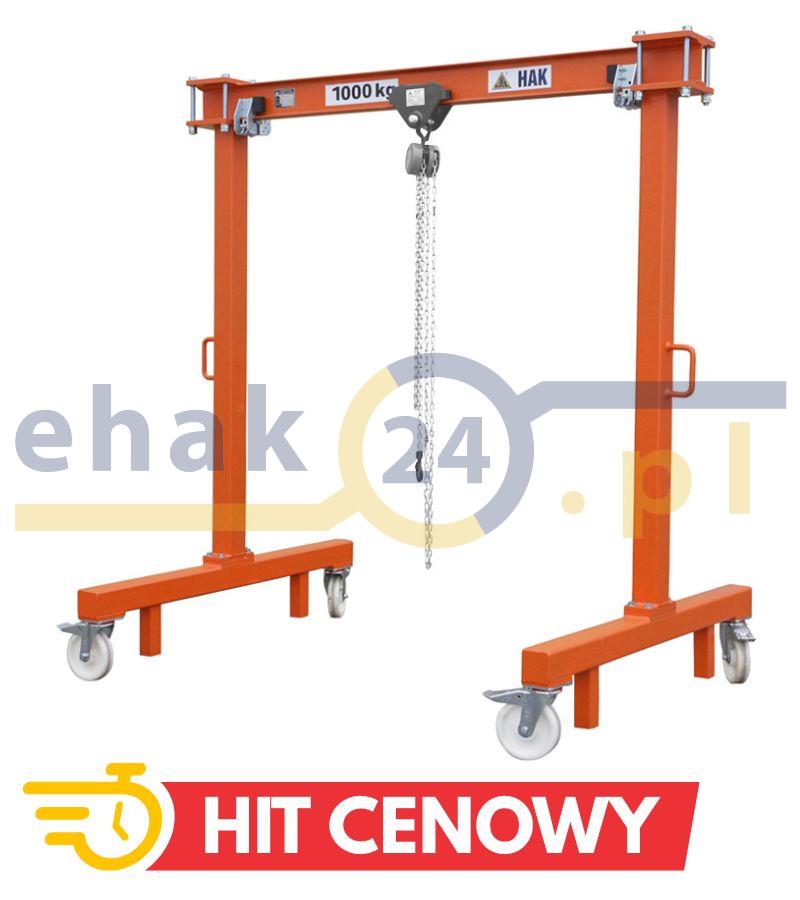 Wciągarka bramowa stalowa przejezdna DOR 1000kg